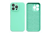 Mobile - Covers & Cases - Hurtel Silicone Case for Samsung Galaxy A14 5G / Galaxy A14 Silicone Cover Mint Green - 9145576273111