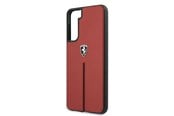 Mobile - Covers & Cases - Ferrari Off Track Leather Nylon Stripe Case for Samsung Galaxy S21+ - Red - 3700740496190