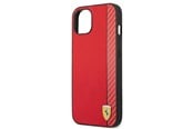 Mobile - Covers & Cases - Ferrari On Track Carbon Stripe Case for iPhone 13 mini - Red - 3666339026479