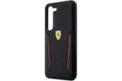 Mobile - Covers & Cases - Ferrari Carbon Contrast Edges Case for Samsung Galaxy S23+ - Black - 3666339114619