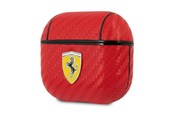 Mobile - Covers & Cases - Ferrari On Track PU Carbon Case for AirPods 3 - Red - 3666339009649