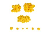 Kreativa spel - Colorations - Mini Pompoms Yellow 100pcs. - CH3POMYE