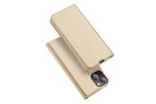 Mobile - Covers & Cases - Dux Ducis Skin Pro Holster Case Flip Cover iPhone 13 Mini Gold - 6934913048924