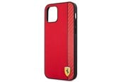 Mobile - Covers & Cases - Ferrari On Track Carbon Stripe Case for iPhone 12 Pro Max - Red - 3700740499382