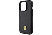 Mobile - Covers & Cases - Ferrari Carbon Metal Logo MagSafe Case for iPhone 15 Pro - Black - 3666339171087