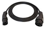 Laddning av elbil - Metron Charging cable 32 A 22 kW 10 m with Tesla opening button - 90321