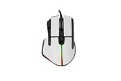 Mus - White Shark MARROK Wired - Gamingmus - Optic - 9 knappar - Vit - MARROK-W