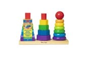 Babyleksaker - Melissa & Doug Stacking Toy Geometric - 6073093