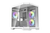 Chassi - Darkflash FT350 Computer Case + 5 aRGB Fans - Chassi - Vit - FT350 White