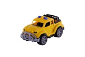 Leksaksbil - Cavallino Toys Trendy Jeep Geel Horse 22cm - 4152WD01