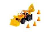 Leksaksbil - Cavallino Toys Cavallino Grip Excavator Tractor with Rubber Tires 38.5cm - 2763CN01