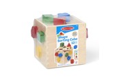Babyleksaker - Melissa & Doug Wooden Shape Sorting Cube - 6075139