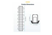 Kabel sleeve - StarTech.com Startech - cable management tray - basket style power bar holder - TAA Compliant - S1MB-DESK-CABLE-TRAY