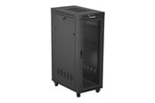 Rack chassis - Lanberg FF01 series - rack - 600 x 1000 flat pack with mesh door LCD - 32U - FF01-6032-23BL
