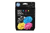 Skrivartillbehör-bläck-toner - HP 950XL Black / 951 Cyan/Magenta/Yellow 4-Pack Original Ink Cartridges - C3WK1AE
