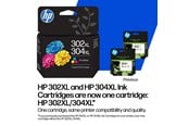 Skrivartillbehör-bläck-toner - HP 302XL/304XL - Tri-Colour - B7RT8AE