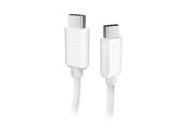 USB-kabel - SBS TECABLETISSUETCCG USB-C - USB-C 1.5m 60W braided cable - gray - TECABLETISSUETCCG