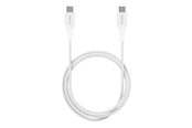 USB-kabel - Puro Plain USB-C - USB-C Power Delivery Cable 2m - White - CUSBCUSBC2MTWHI