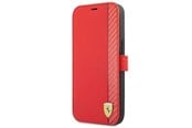 Mobile - Covers & Cases - Ferrari On Track Carbon Stripe Case for iPhone 13 mini - Red - 3666339026516