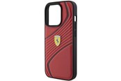 Mobile - Covers & Cases - Ferrari Twist Metal Logo Case for iPhone 15 Pro - Red - 3666339170974