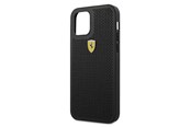 Mobile - Covers & Cases - Ferrari On Track Perforated Case for iPhone 12 / iPhone 12 Pro - Black - 3700740479636