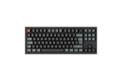 Tangentbord - Keychron V3 Ultra 80% 8K Wireless Tri-Mode - POM Red - Gaming Keyboard - Utan numpad - Nordisk - Svart - V3U-D1-BO