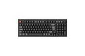 Tangentbord - Keychron V5 Ultra 96% 8K Wireless Tri-Mode - POM Red - Gaming Tangentbord - Nordisk - Svart - V5U-D1-BO