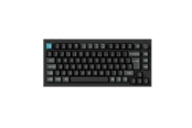 Tangentbord - Keychron Q1 Ultra 75% 8K Wireless Tri-Mode - POM Brown - Gaming Keyboard - Utan numpad - Nordisk - Svart - Q1U-M3-BO