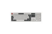 Tangentbord - Keychron Q6 Ultra 100% 8K Wireless Tri-Mode - POM Red - Gaming Tangentbord - Nordisk - Vit - Q6U-P1-BO