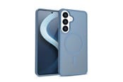 Mobile - Covers & Cases - CRONG Hybrid Matte Magnetic - MagSafe Case for Samsung Galaxy S26 (Blue) - CRGHMMSGS26MBL