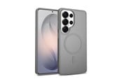 Mobile - Covers & Cases - CRONG Hybrid Matte Magnetic - MagSafe Case for Samsung Galaxy S26 Ultra (Gray) - CRGHMMSGS26ULGR