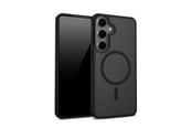 Mobile - Covers & Cases - CRONG Hybrid Matte Magnetic - MagSafe Case Samsung Galaxy S24 (Black) - CRGHMMSGS24BLK