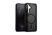 Mobile - Covers & Cases - CRONG Hybrid Matte Magnetic - MagSafe Case Samsung Galaxy S24 FE (Black) - CRGHMMSGS24FEBLK