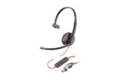 Hörlurar / Headset - HP Poly Blackwire 3220 Stereo USB-C Headset (Bulk) - 8X2J9A6