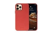 Mobile - Covers & Cases - CRONG Essential Cover - iPhone 12 Pro Max Faux Leather Case (Red) - CRG-ESS-IP1267-RED