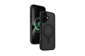 Mobile - Covers & Cases - CRONG Hybrid Frost MAG Cover - Case with MagSafe for iPhone 16 (Black) - CRGHFMIP1661BLK