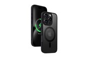 Mobile - Covers & Cases - CRONG Hybrid Frost MAG Cover - Case with MagSafe for iPhone 16 Pro (Black) - CRGHFMIP1663PBLK