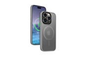 Mobile - Covers & Cases - CRONG Hybrid Frost MAG Cover - iPhone 15 Pro Max MagSafe Case (Gray) - CRG-HFM-IP1567P-LGR