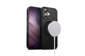 Mobile - Covers & Cases - CRONG Hybrid Frost MAG Cover - MagSafe iPhone 17 Case (Black) - CRGHFMIP1763BLK