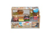 Rollek - Melissa & Doug Wooden Playset Slice and Stack Sandwich Counter - 6074860