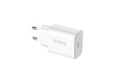 Mobile - Adapters & Chargers - CRONG USB-C Travel Charger – USB-C Power Delivery 20W Wall Charger (White) - CRG-TUSBC20-WHI