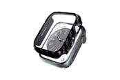 Smartwatch - Accessories - CRONG Hybrid Watch Case - Case with glass for Apple Watch 44mm (Carbon) - CRG-44HS-CRB