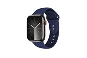 Smartwatch - Accessories - CRONG Liquid - Apple Watch Strap 44/45/46/49 mm (Navy Blue) - CRG-44LQB-MBL
