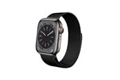 Smartwatch - Accessories - CRONG Milano Steel - Stainless Steel Strap for Apple Watch 44/45/46/49 mm (Black) - CRG-44MST-BLK