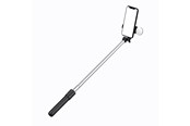 Tripod - Hurtel Selfie Stick WR1YXS Telescopic Tripod 0.71m with Round Lamp - Black - 5907769360572