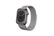 Smartwatch - Accessories - CRONG Milano Steel - Stainless Steel Strap for Apple Watch 44/45/46/49 mm (Silver) - CRG-44MST-SLV