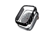 Smartwatch - Accessories - CRONG Hybrid Watch Case - Case with glass for Apple Watch 45mm (Carbon) - CRG-45HS-CRB