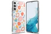 Mobile - Covers & Cases - Ringke Fusion Design Armored Case Cover with Gel Frame Samsung Galaxy S22+ (S22 Plus) Transparent (Floral) (F593R31) - 8809848204623