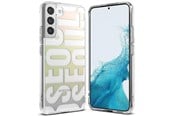 Mobile - Covers & Cases - Ringke Fusion Design Armored Case Cover with Gel Frame Samsung Galaxy S22+ (S22 Plus) Transparent (Seoul) (F593R89) - 8809848204654