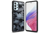 Mobile - Covers & Cases - Ringke  Fusion Matte Case Cover with Gel Frame Samsung Galaxy A73 Black - 8809848205378
